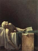 death of marat, Jacques-Louis  David